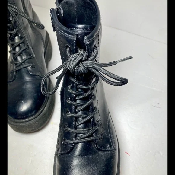 ❌SOLD‼️❌ Target Black Combat & Moto Boots - Picture 5 of 13